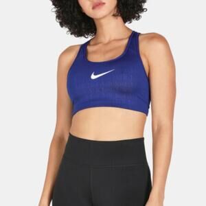 Nike Blue Logo Sports Bra Sz S
